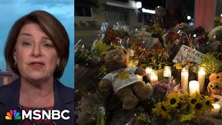 'SO TIRED': Sen. Klobuchar urges fellow lawmakers to support common sense gun measures