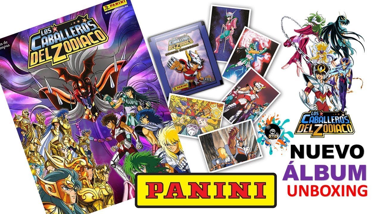 UNBOXING NUEVO ALBUM PANINI CABALLEROS DEL ZODIACO 2018 UNBOXING