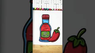 Sunday with Mexican Treats 🌶️#simplecoloring #satisfying #colors #weekends #adults #mexican