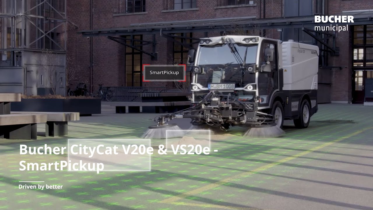 Bucher CityCat V20e & VS20e - SmartPickup