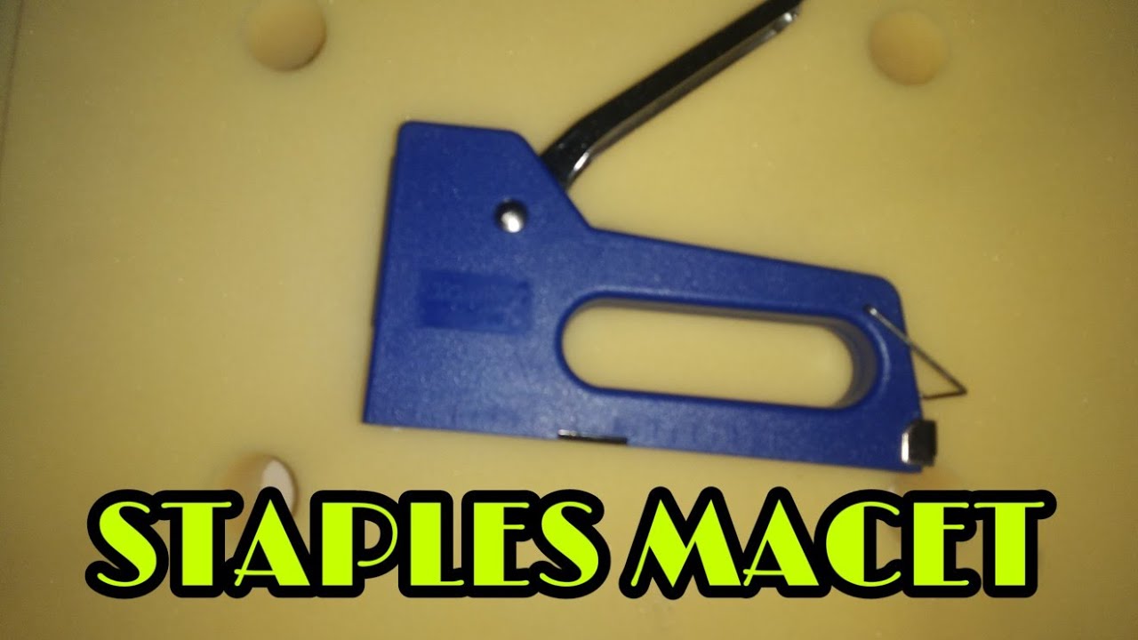 Bongkar staples yg macet