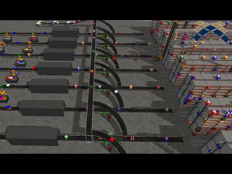 FlexSim 2020 - Weihnachten 3D