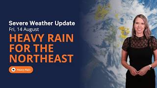 Thunderstorms Heavy Rain - Fri 14 August 2026
