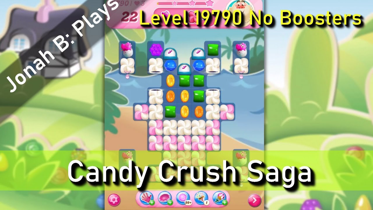 Candy Crush Saga Level 19790 No Boosters - YouTube