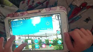 Samsung tablet brightness slider disappeared. how to get it back.