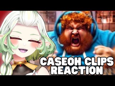 BEST CASEOH CLIPS!!! | VTuber Reacts | CaseOh Desk Slamming Rage Moments