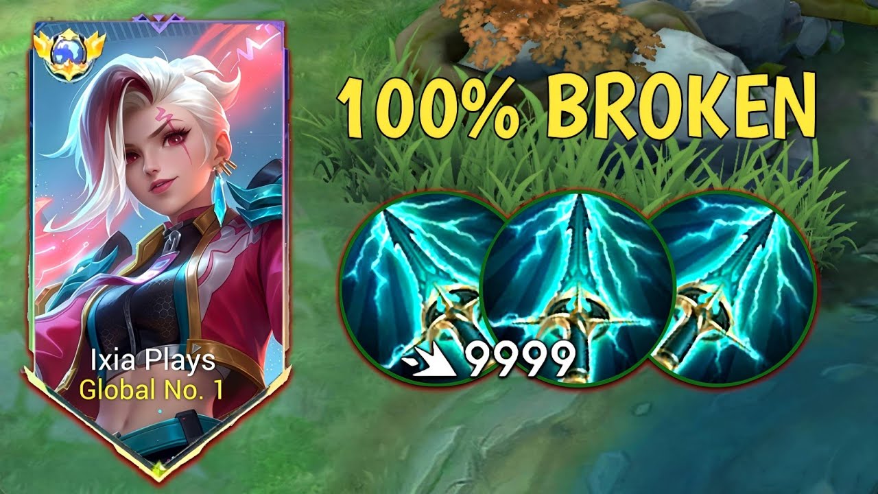 100% IXIA METRO ZERO BRUTAL DAMAGE!!😱 | IXIA BEST BUILD AND EMBLEM FOR 2026 (Early to Late) - MLBB