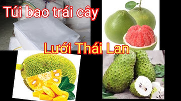 Cung cấp túi lưới bao mít, bưởi, mãng cầu. Lưới Thái lan
