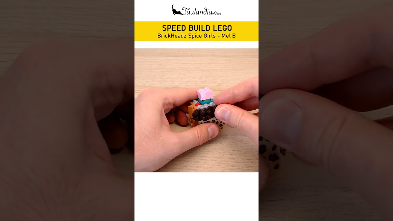 LEGO speed build Mel B - Spice Girls Tribute (2022) 