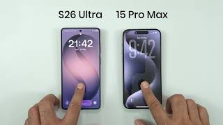Samsung S26 Ultra vs iPhone 15 Pro Max - Speed Test