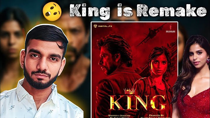 Whose copy is Shahrukh's "King"?! Arvind Patel