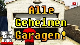 Grand Theft Auto 5 Online - Alle Geheimen Garagen! (PlayStation 4 Gameplay)