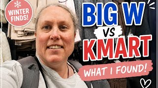Big W vs Kmart Winter Shopping | What I Found ❄️