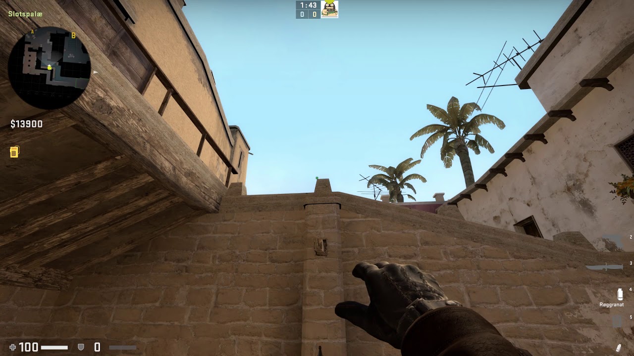 Smoke jungle in Mirage CS:GO - YouTube