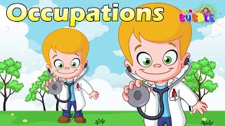 Jobs And Occupations For Kids What Does Heshe Do? Kindergarten Fun Bubble