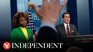Live: White House briefing with Karine Jean-Pierre, John Kirby