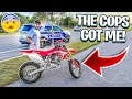 THE COPS JUMPED OUT ON US WHILE RIDING DIRTBIKES ! | BRAAP VLOGS