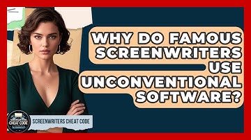 Why Do Famous Screenwriters Use Unconventional Software? - Screenwriter