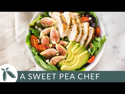 End of Summer Salad With Fig Balsamic Vinaigrette | A Sweet Pea Chef