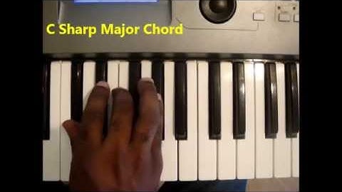How To Play The C Sharp Major Chord (C# maj) On Piano And Keyboard