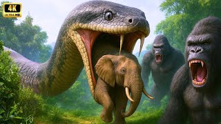 King Kong vs Monsters Full Movie | Giant Anaconda Final Battle 4K HD