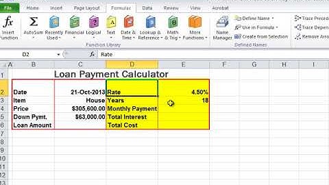 Microsoft Excel: Create Names from Selection