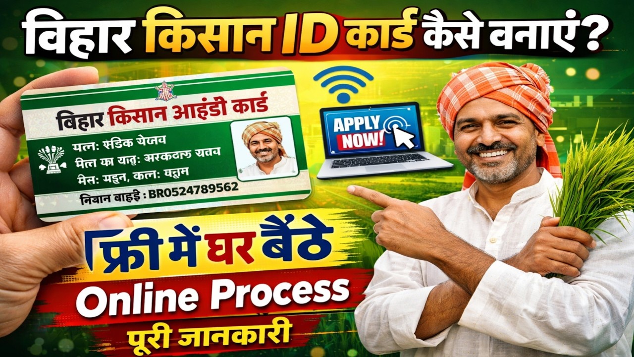 Farmer ID Card Online Apply | New Update |  अब सभी किसान बनवाएं Farmer ID Card Online Apply Process