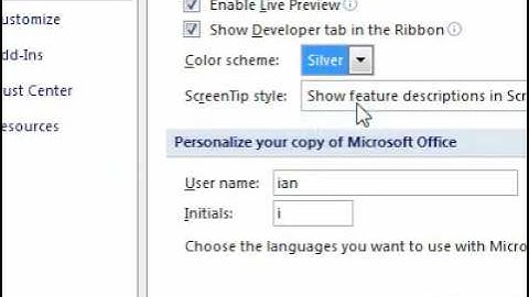 How to change the color scheme of your Microsoft Office applications
