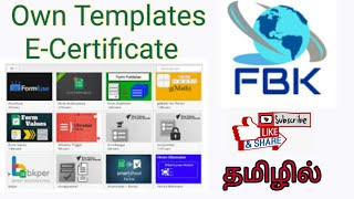 E-Certificate using own template in google forms