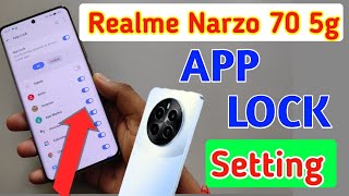 Realme narzo 70 5g me app lock kaise kare/Realme narzo 70 app lock setting/Realme apps lock setting