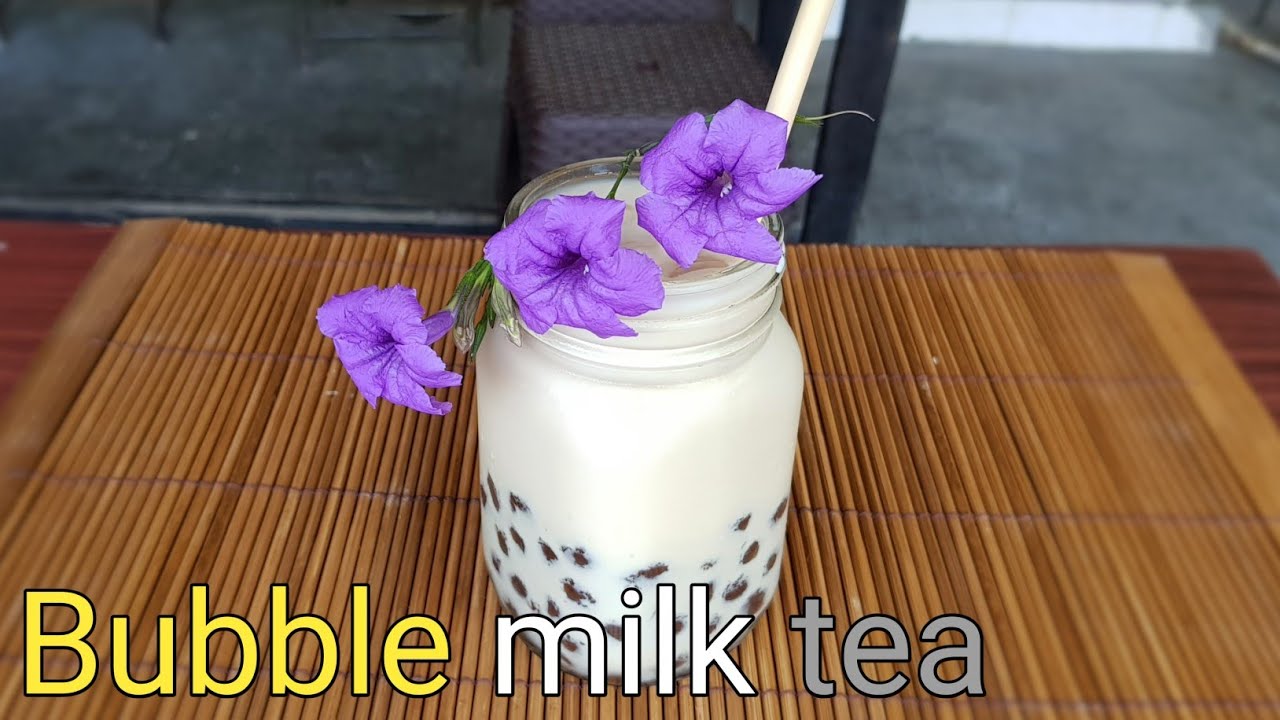 Resep Bubble Milk Tea simpel - YouTube