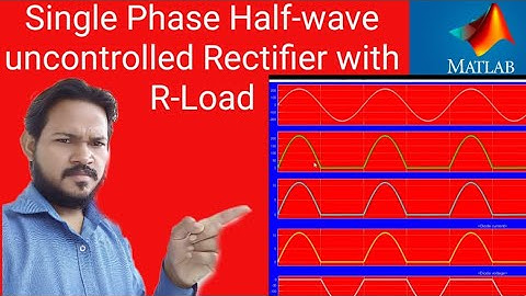 SIMULATION OF SINGLE PHASE HALF WAVE UNCONTROLLED RECTIFIER WITH R LOAD IN MATALAB SIMULINK