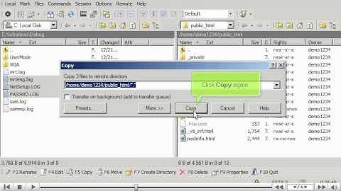 Uploading files using WinSCP by VodaHost web hosting