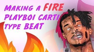 Making a FIRE Playboi Carti Type BEAT