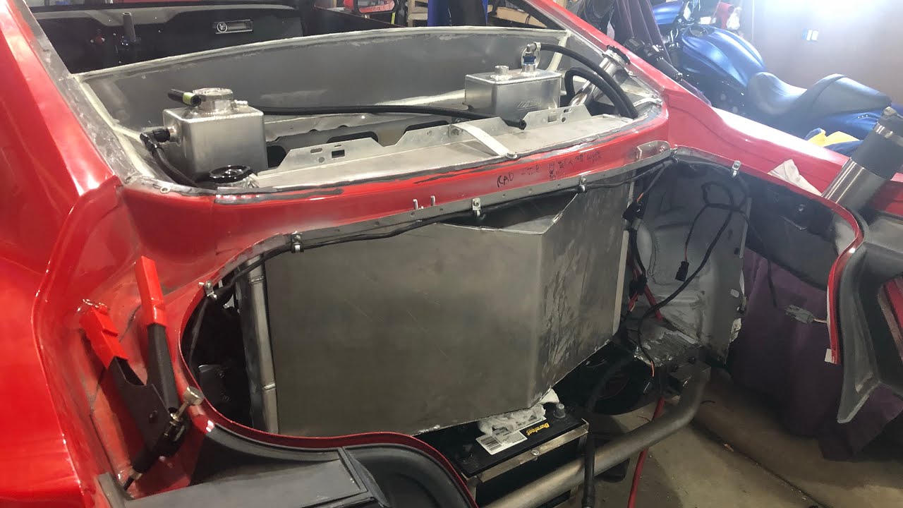 Working On A Fan Shroud