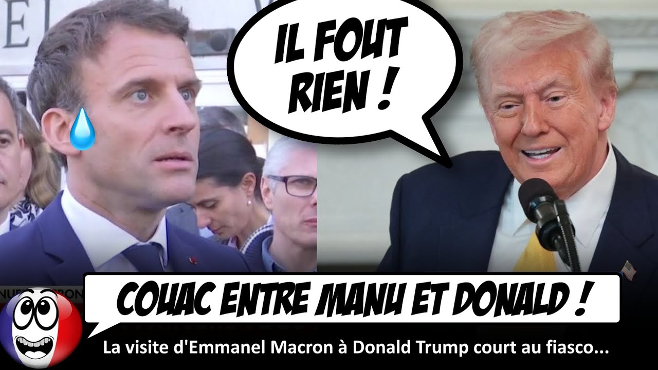 Macron se fait CRITIQUER par Trump juste avant sa visite aux Etats-Unis...