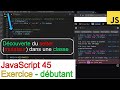 Javascript45dcouverte du settermutateurdans une classedbutant