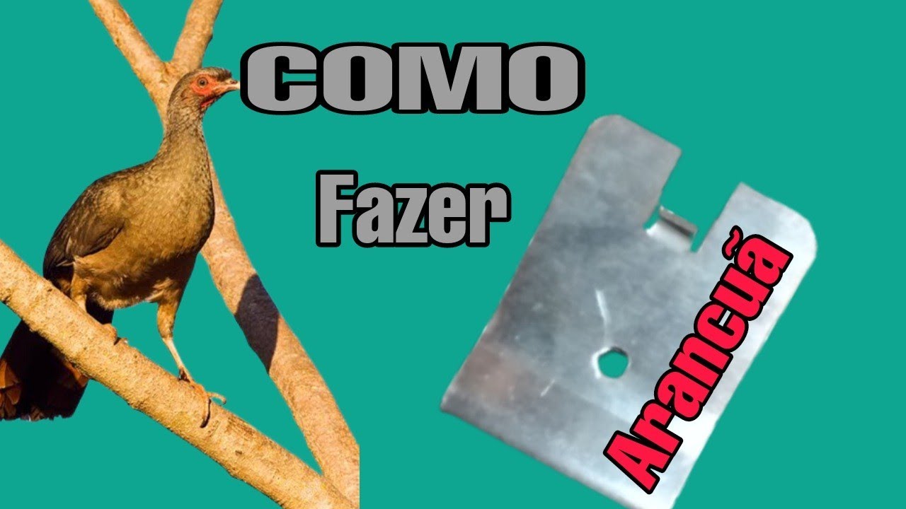 COMO FAZER Chama De ARANCUÃ em Alumínio Ou ZINCO