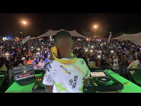 DJ Arch Jnr Rocking Upingtong's Aggeneys Music Festival.