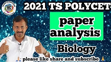 TS POLYCET - 2021 paper analysis  Biology