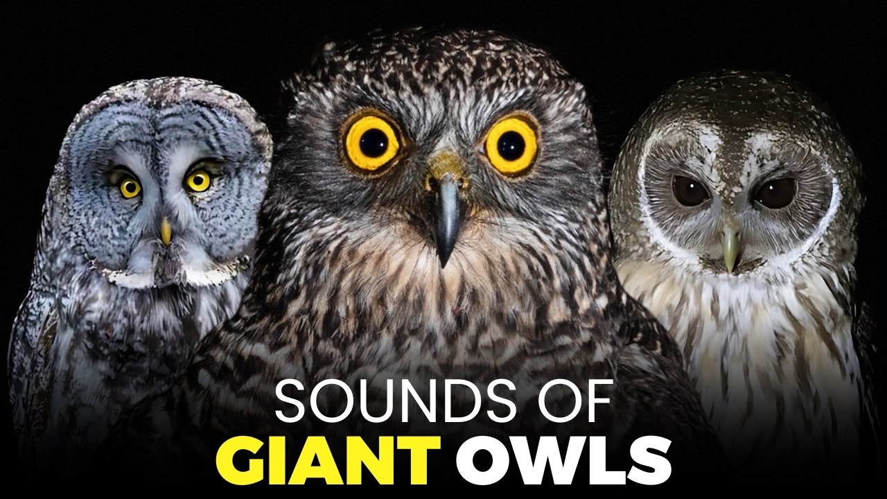The 10 Largest Owls in the World and Their Powerful Calls!