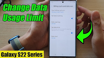 Galaxy S22/S22+/Ultra: How to Change Data Usage Limit