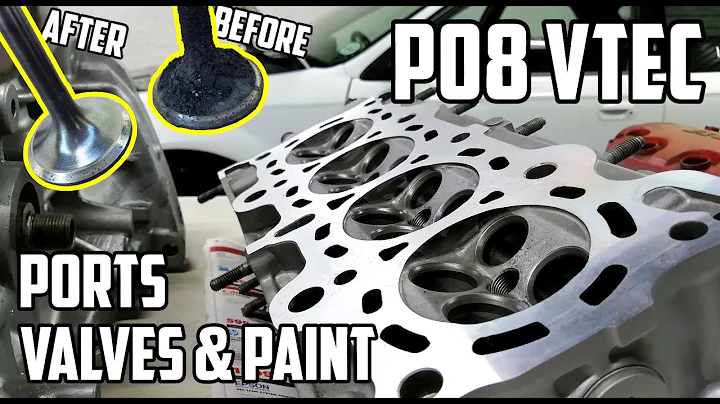VTEC Head Ports & Valves Cleanup DIY | D16Z6 PO8 SOHC