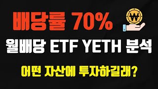 매달 막대한 배당금을 지급하는 월배당 Etf 분석
