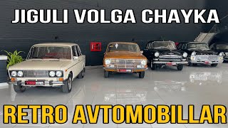: Oz holatida saqlangan tarixiy retro avtomobillardan bahramand boling. Sizga qay biri yoqti?