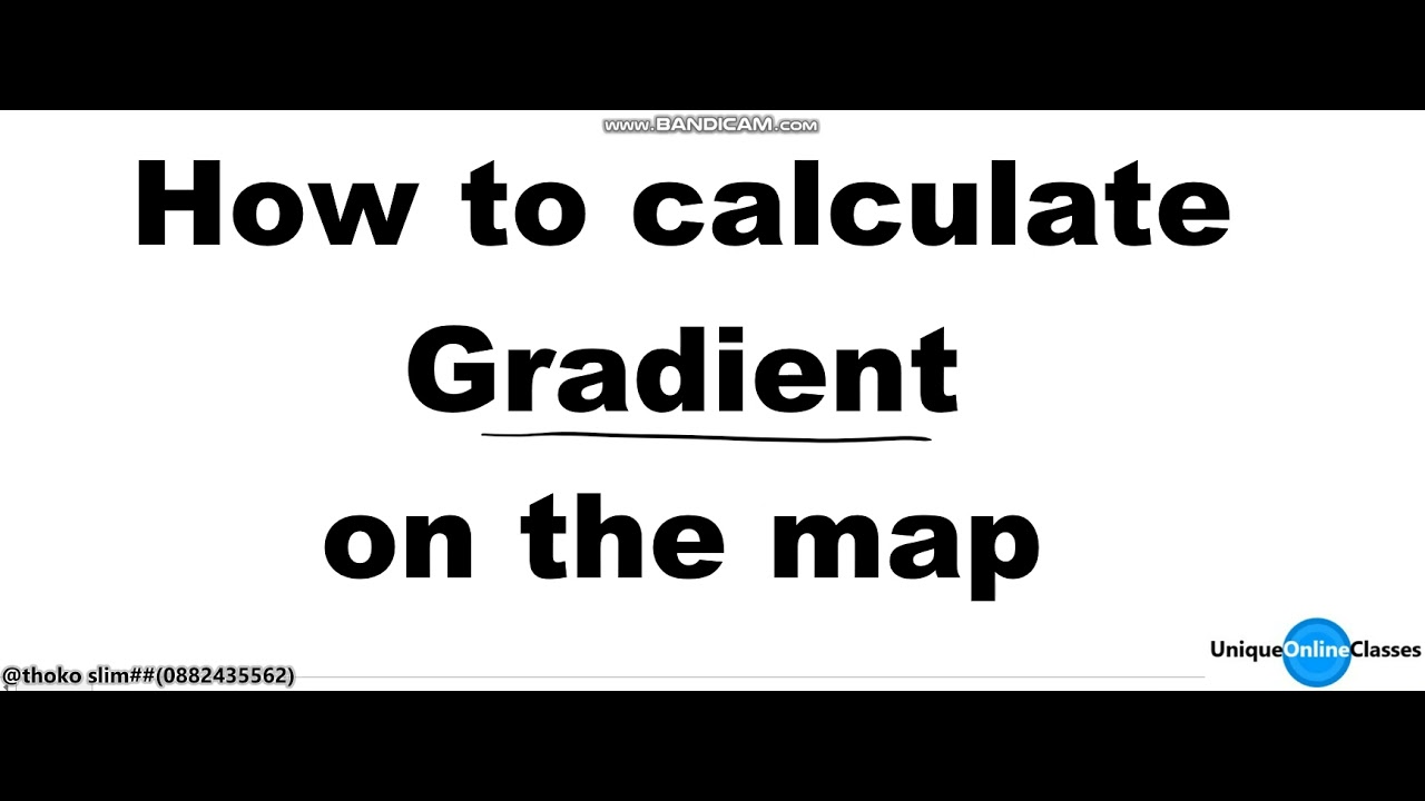 География - Чтение карты (Градиент)