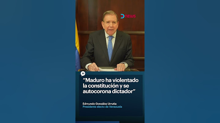 🇻🇪 Habló Edmundo Gonzalez Urrutia