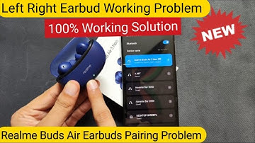 Realme Buds Air Earbuds Pairing Problem | Pair Realme Buds with your Smartphone | Complete Solution