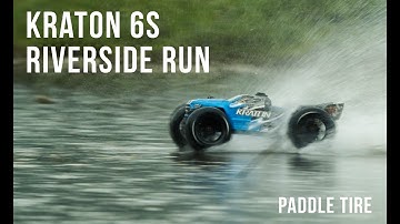 ARRMA KRATON 6s Paddle tire Riverside run