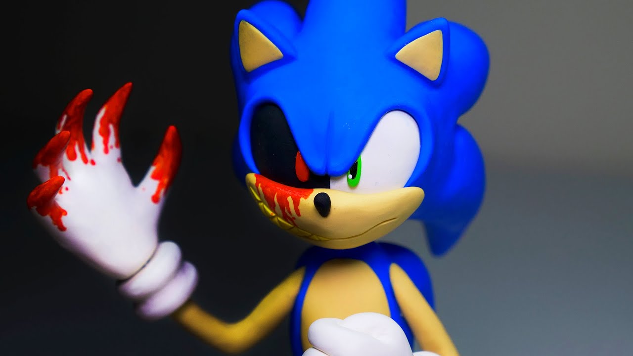 Sonic Transforming Into Sonic Exe Creepypasta Polymer Clay